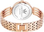 Crestello Rose Gold/Brown Plated Bracelet Analog Wrist Watch for Women - Image 3